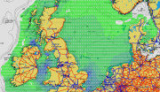 Preview of North West Europe Continental Shelf - Theyr Forecast Model 0.02°