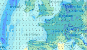 Preview of Western Europe - Theyr Forecast Model 0.04°